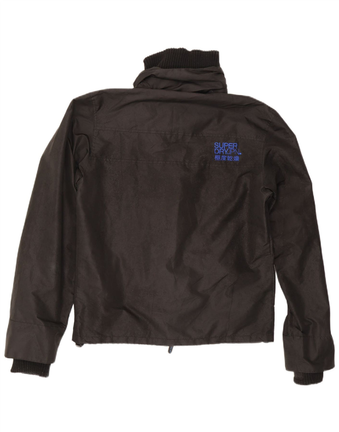 Superdry Veste de pluie graphique pour femme UK 14 Medium Noir