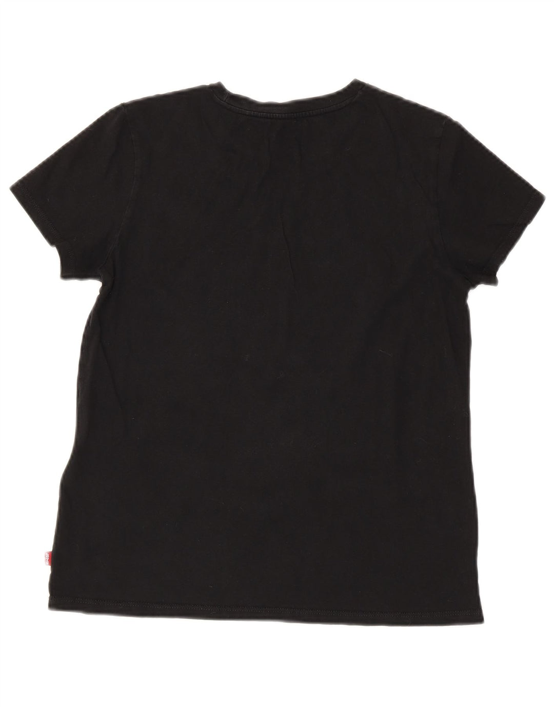 Levi's T-Shirt Graphique Femme UK 10 Petit Noir Coton