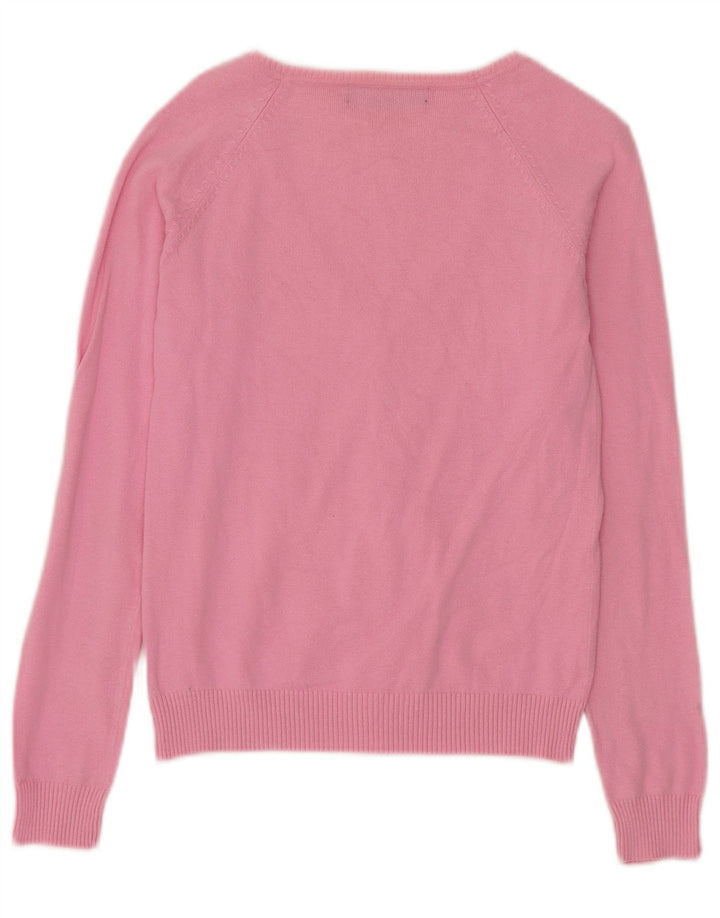 Zara Cardigan Femme Pull UK 10 Petit Rose