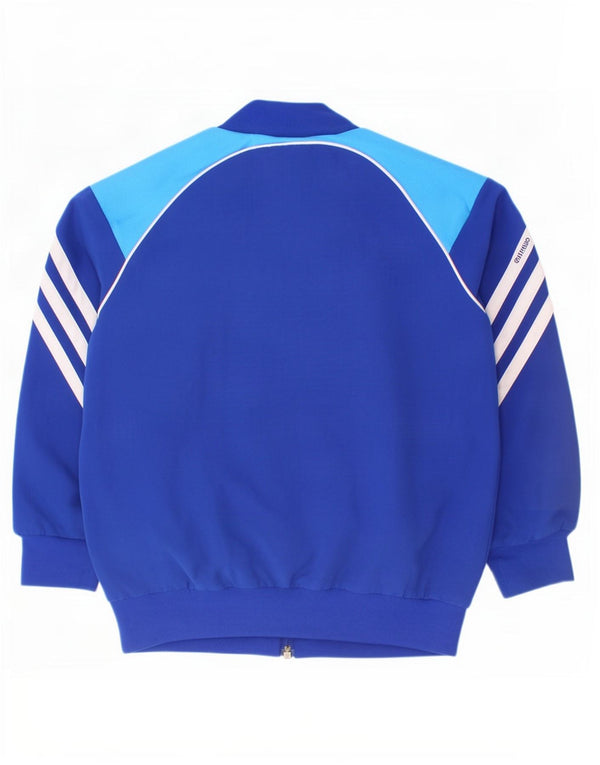 Adidas Veste de survêtement pour garçon 2-3 ans Bleu Colorblock Polyester