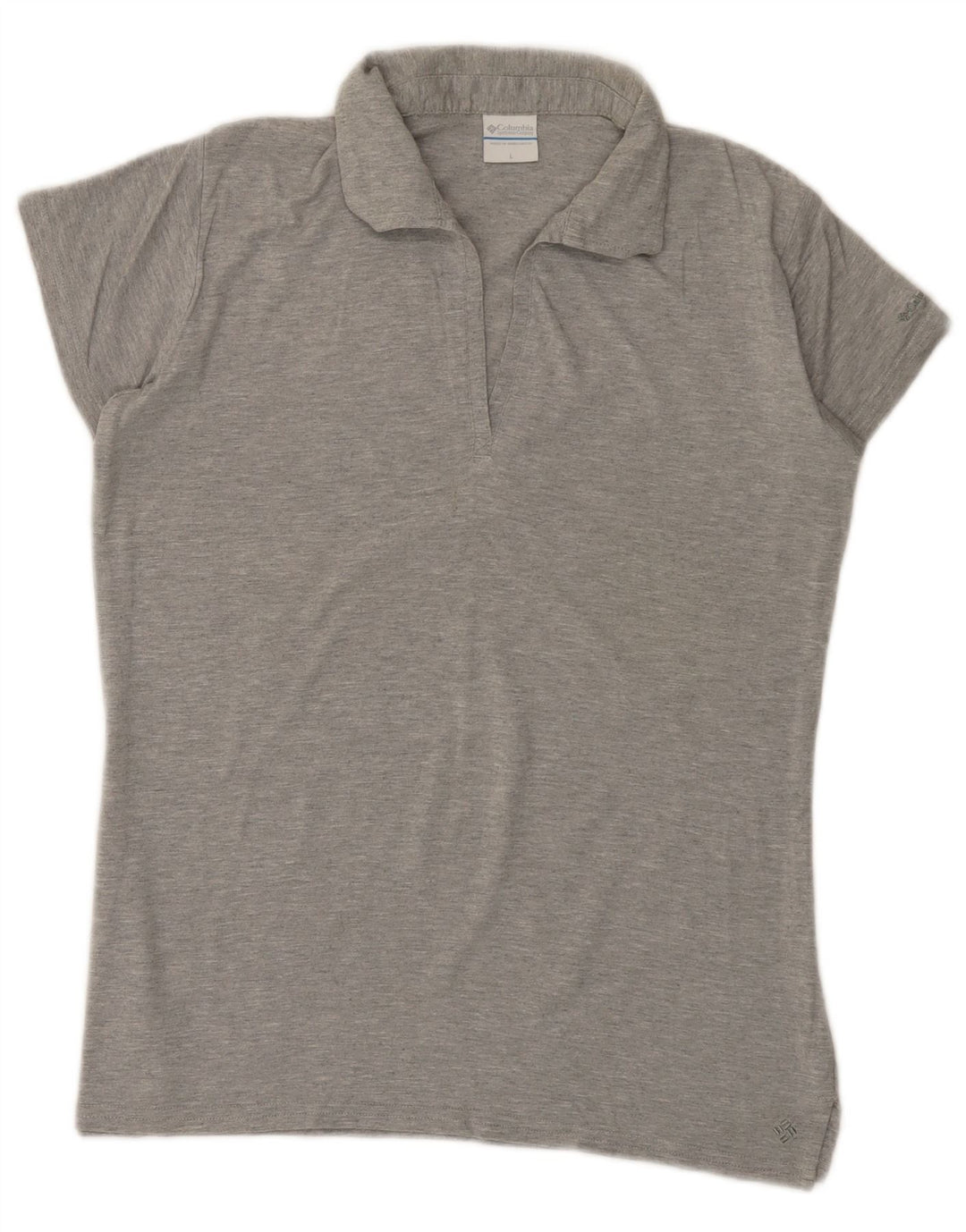 COLUMBIA Polo Femme UK 14 Large Gris