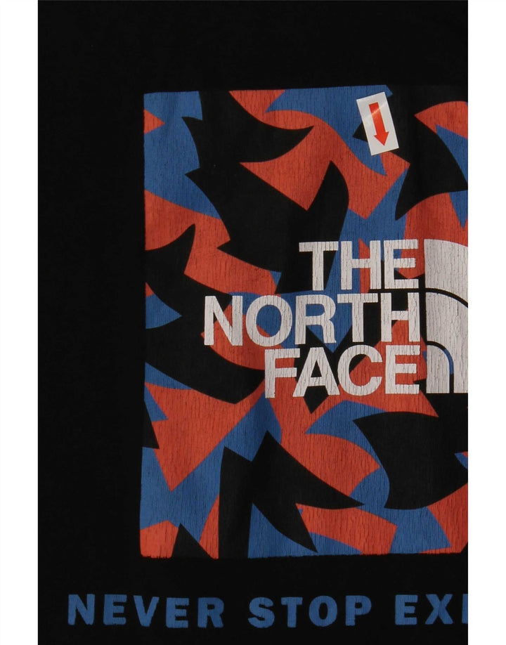 The North Face T-shirt graphique pour homme en coton noir moyen