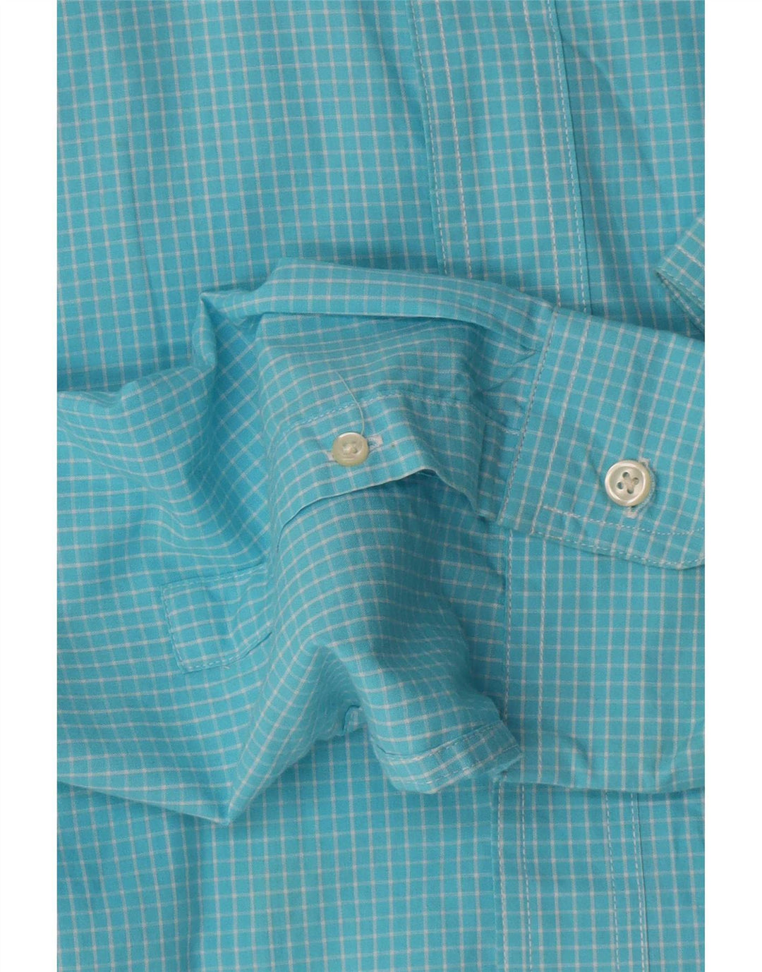 Chaps Chemise Homme Easy Care XL Bleu Carreaux Coton