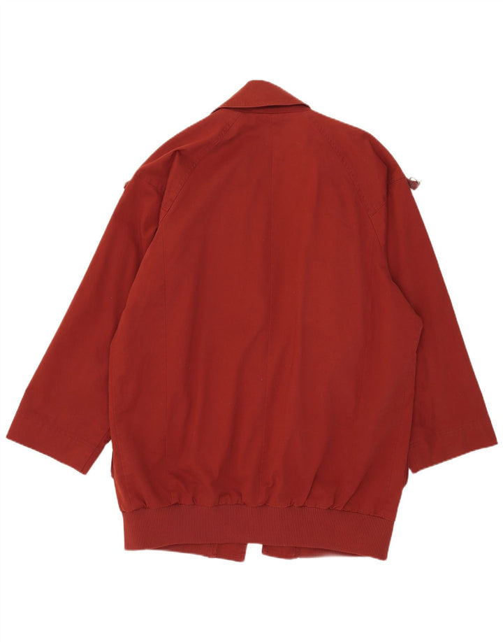 Dkny Pardessus surdimensionné ouvert pour femme UK 10 Petit Rouge