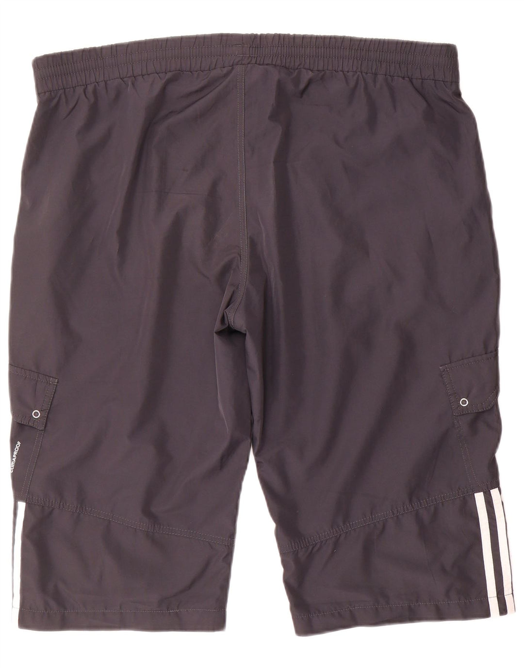 Adidas Short de sport pour femme UK 22 2XL Gris Polyester