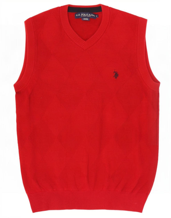 U.S. Polo Assn. Débardeur Homme Petit Rouge Coton