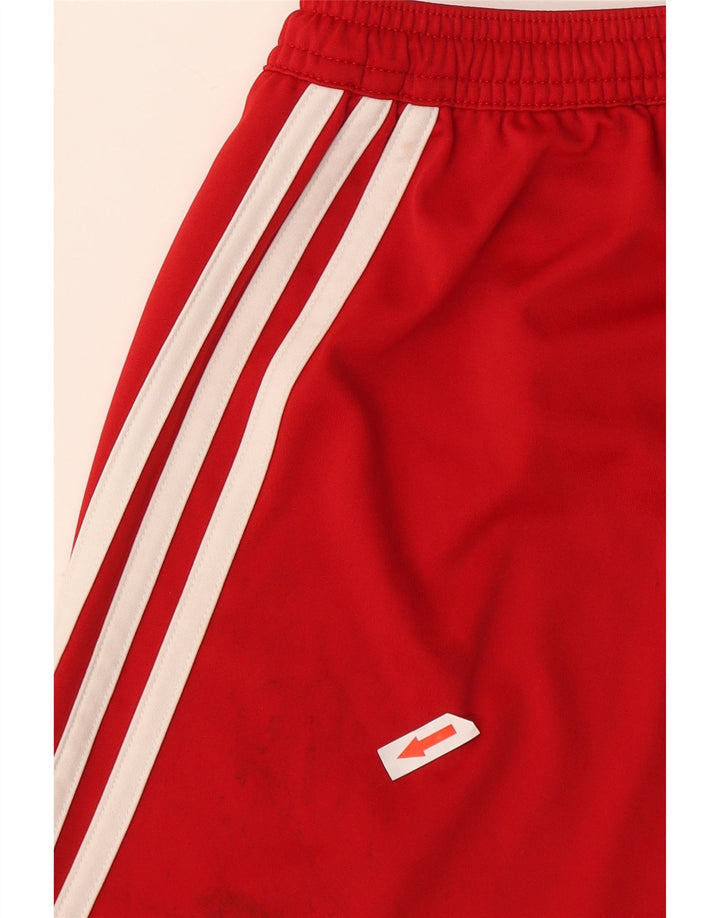 Adidas Short de sport Climalite pour homme Petit Rouge Polyester Colorblock