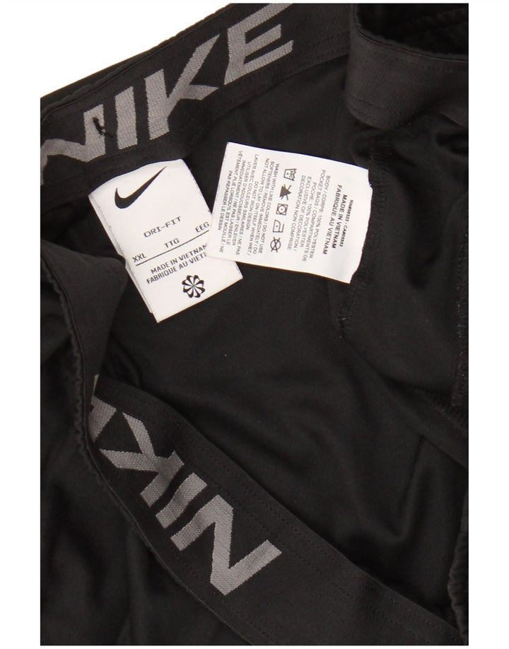 Nike Short de sport Dri Fit Graphic pour homme 2XL Noir Polyester