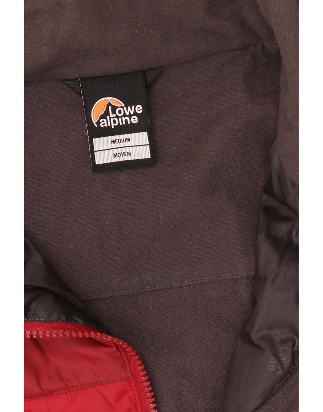 Lowe Alpine Veste rembourrée pour homme UK 38 Medium Rouge Colorblock Nylon