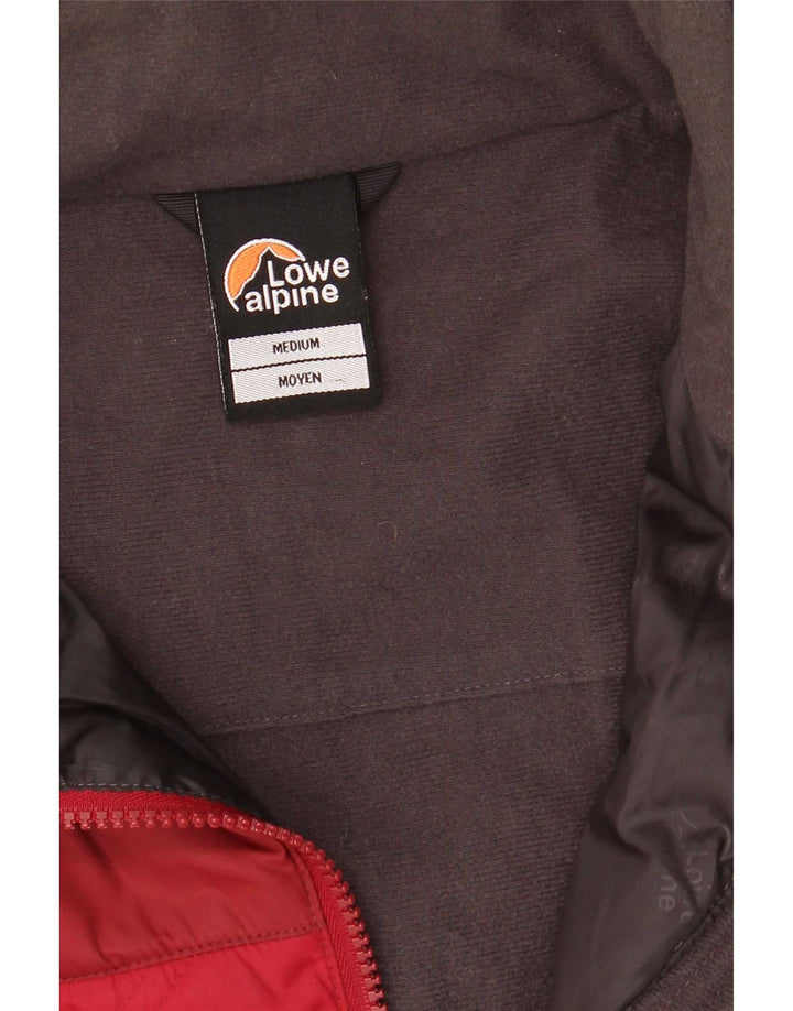 Lowe Alpine Veste rembourrée pour homme UK 38 Medium Rouge Colorblock Nylon