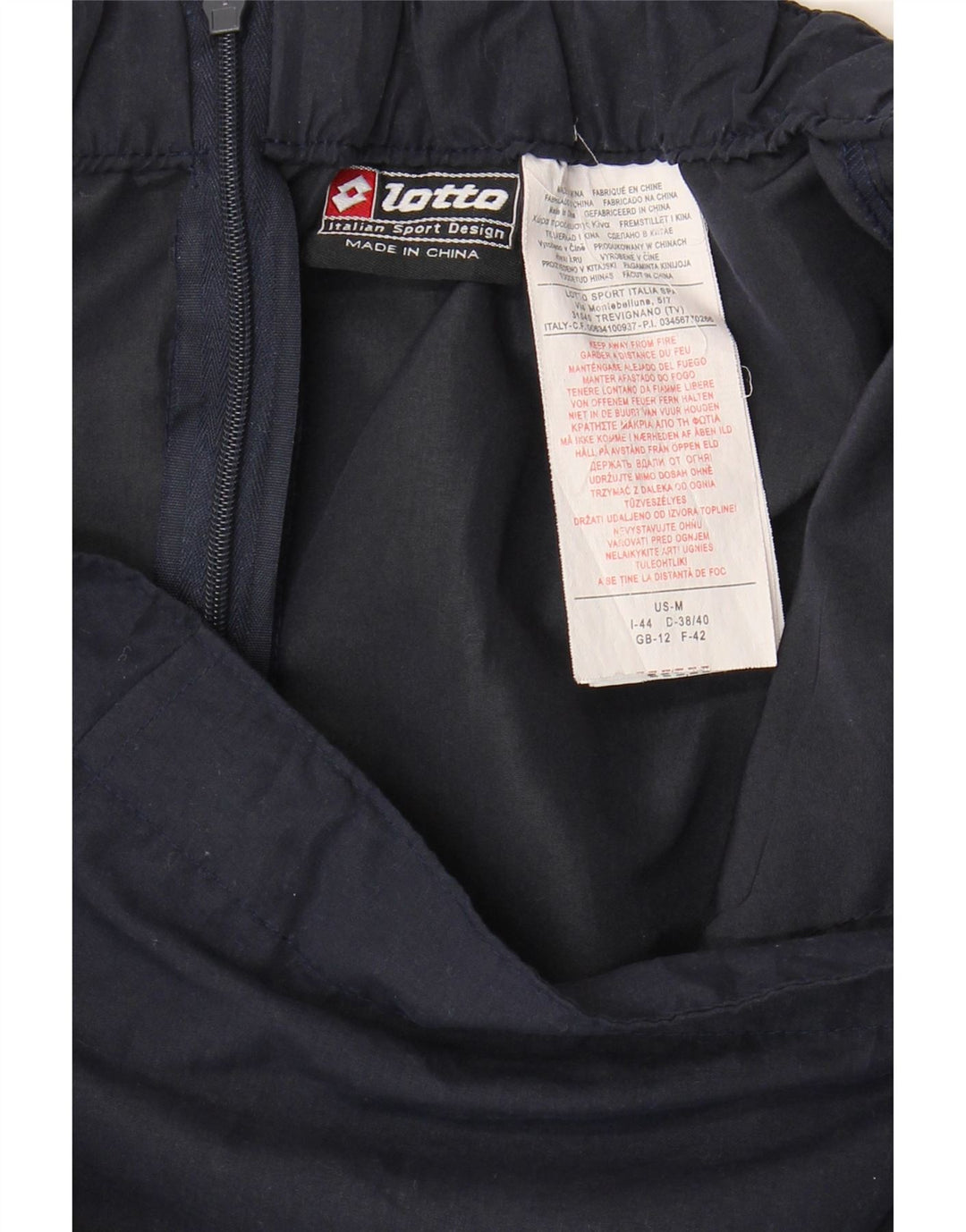 Lotto Jupe de Tennis Femme UK 12 Medium Bleu Marine Polyester