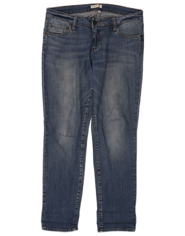 Orvis Jean slim pour femme US 8 Medium W34 L30 Bleu Coton