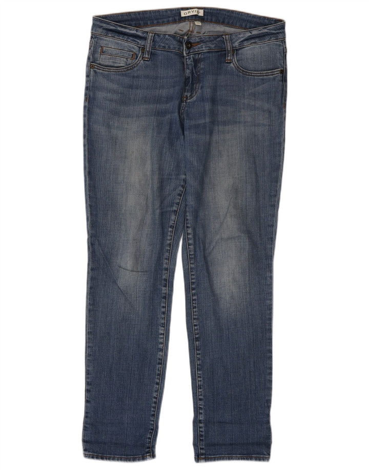 Orvis Jean slim pour femme US 8 Medium W34 L30 Bleu Coton