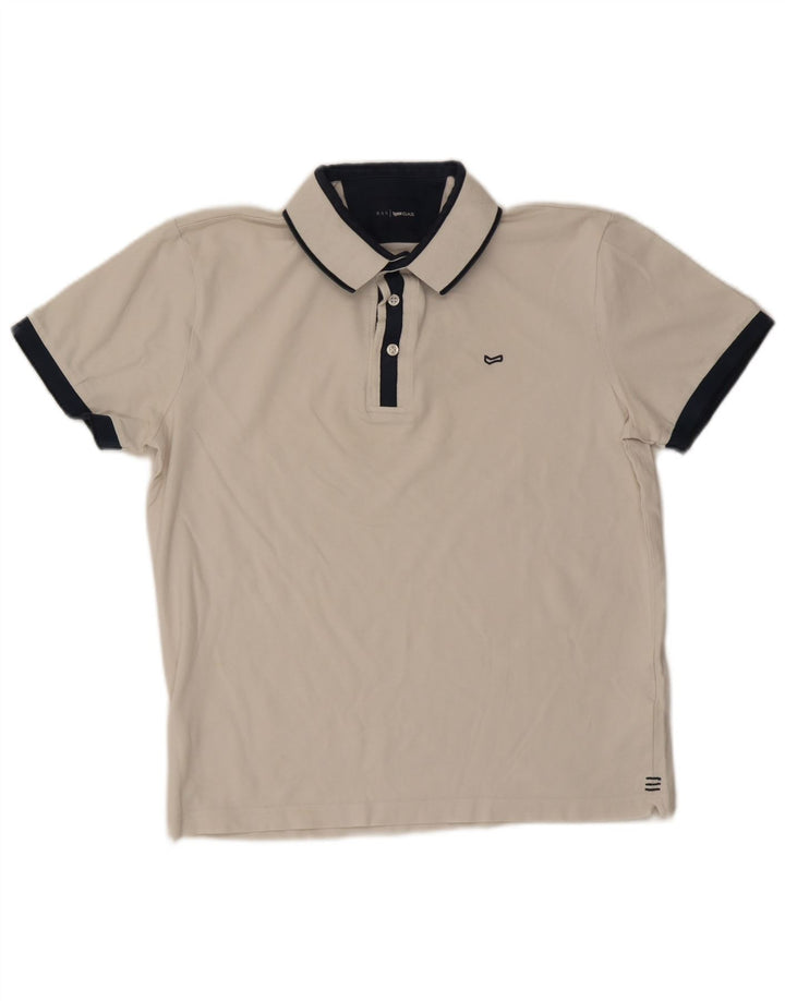 Gas Polo Homme XL Blanc Coton