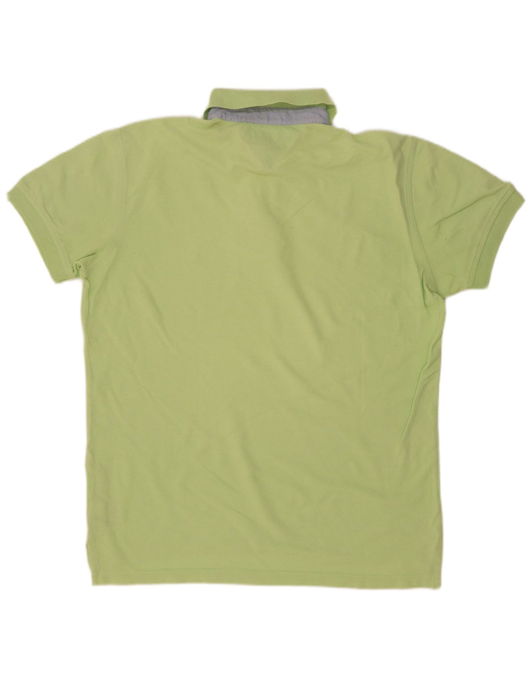 Tommy Hilfiger Polo Homme Vert Moyen Coton