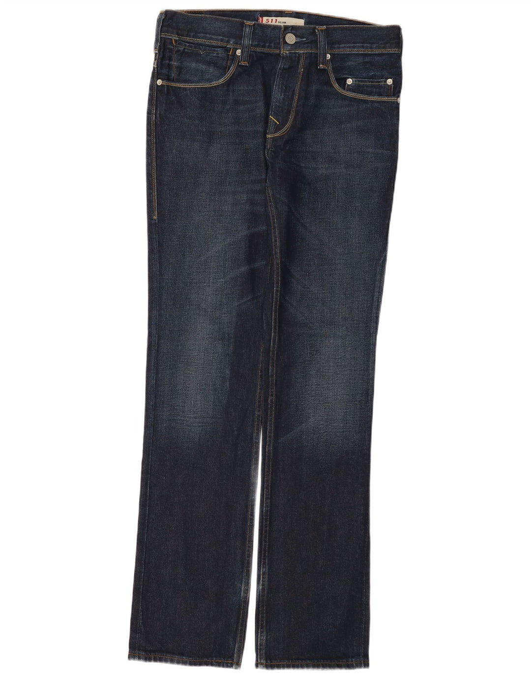 Levi's Jean Slim 511 Femme W33 L34 Bleu Marine Coton