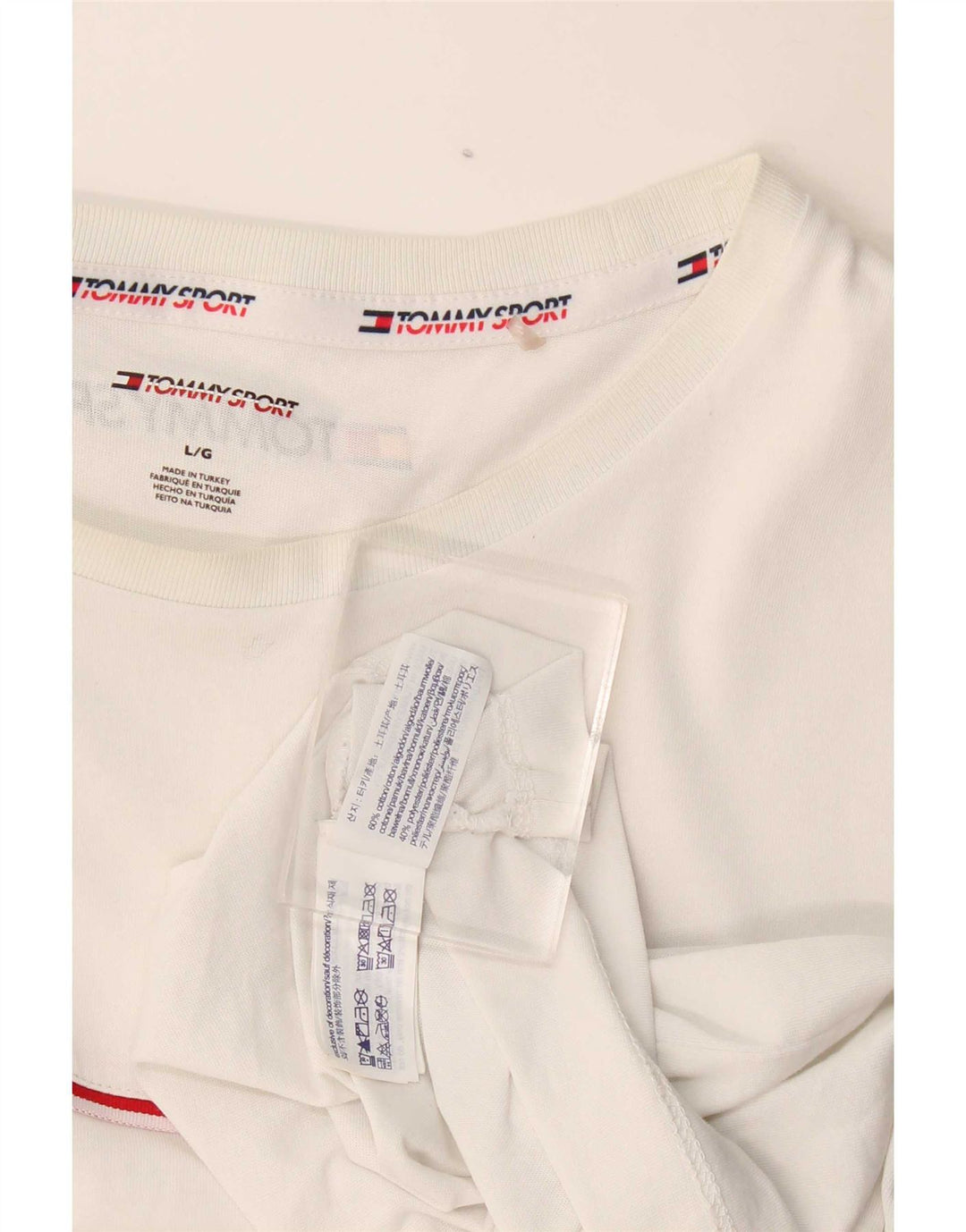 Tommy Hilfiger T-Shirt Homme Grand Blanc Coton