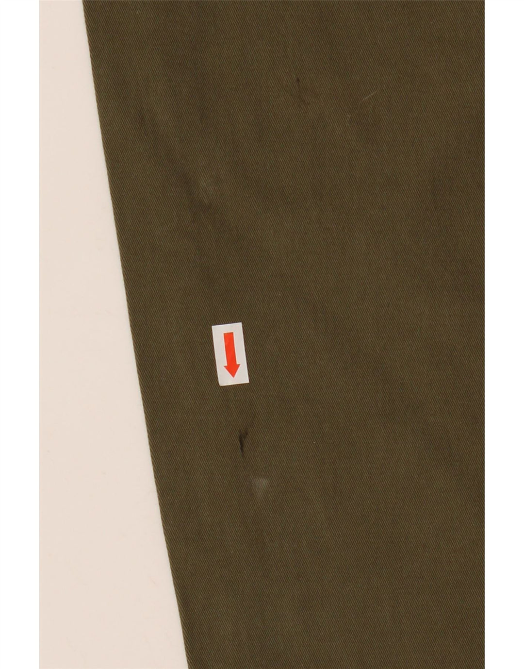 CALVIN KLEIN Pantalon court fuselé pour femme US 12 Large W34 L26 Kaki