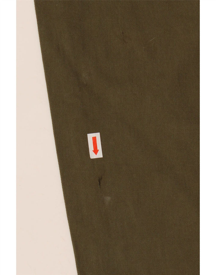 CALVIN KLEIN Pantalon court fuselé pour femme US 12 Large W34 L26 Kaki