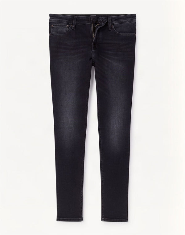 Jack & Jones Mens Skinny Jeans W32 L32 Navy Blue Cotton