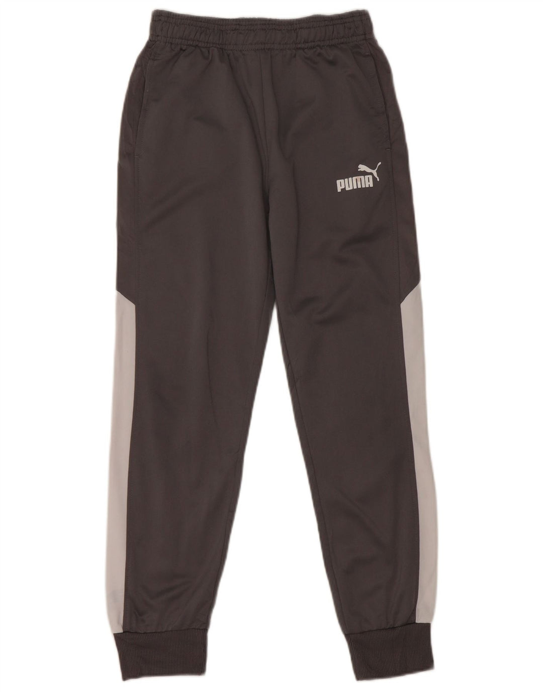 Puma Pantalon de Survêtement Joggers Garçon 10-11 ans Gris Moyen Polyester