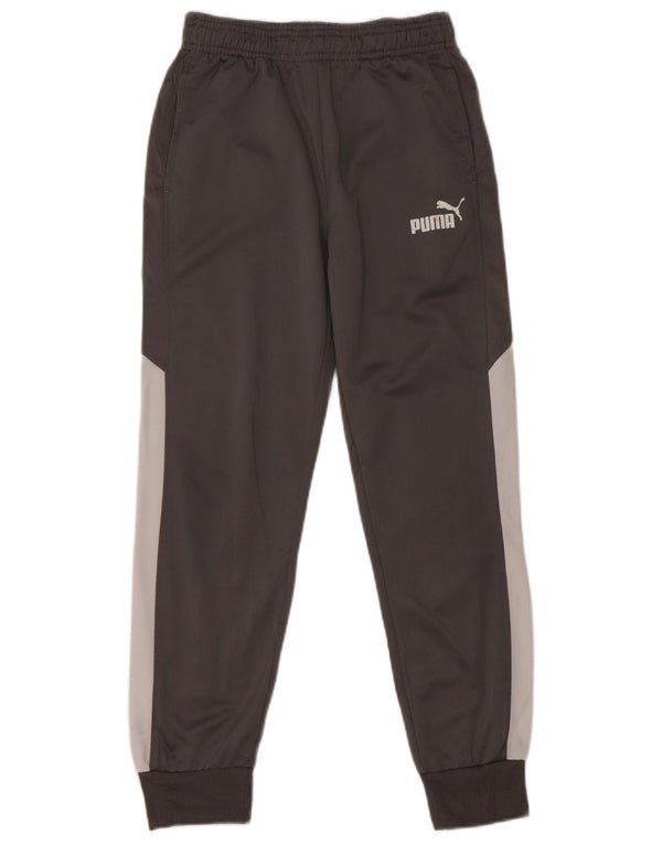Puma Pantalon de Survêtement Joggers Garçon 10-11 ans Gris Moyen Polyester