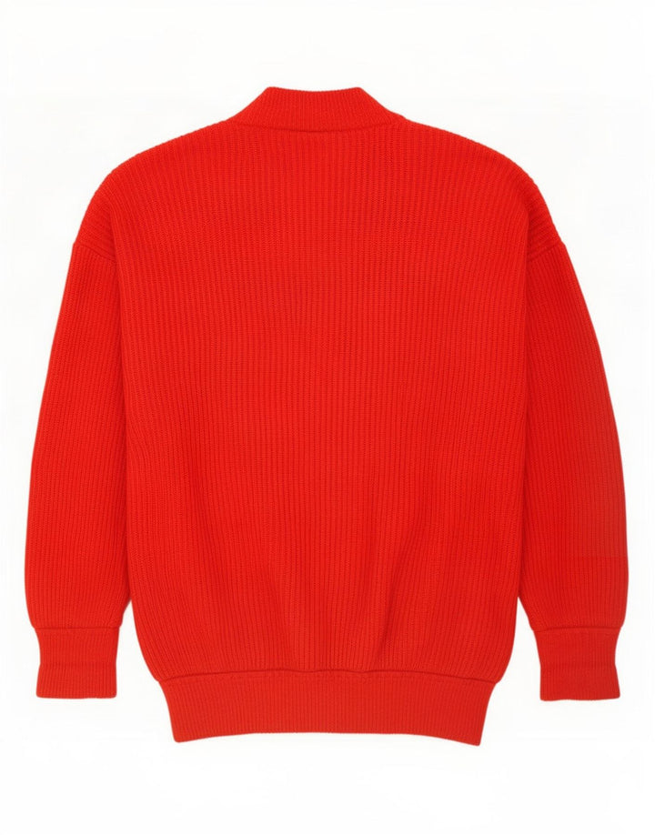 Highlander Cardigan Pull Homme Orange Moyen Cachemire