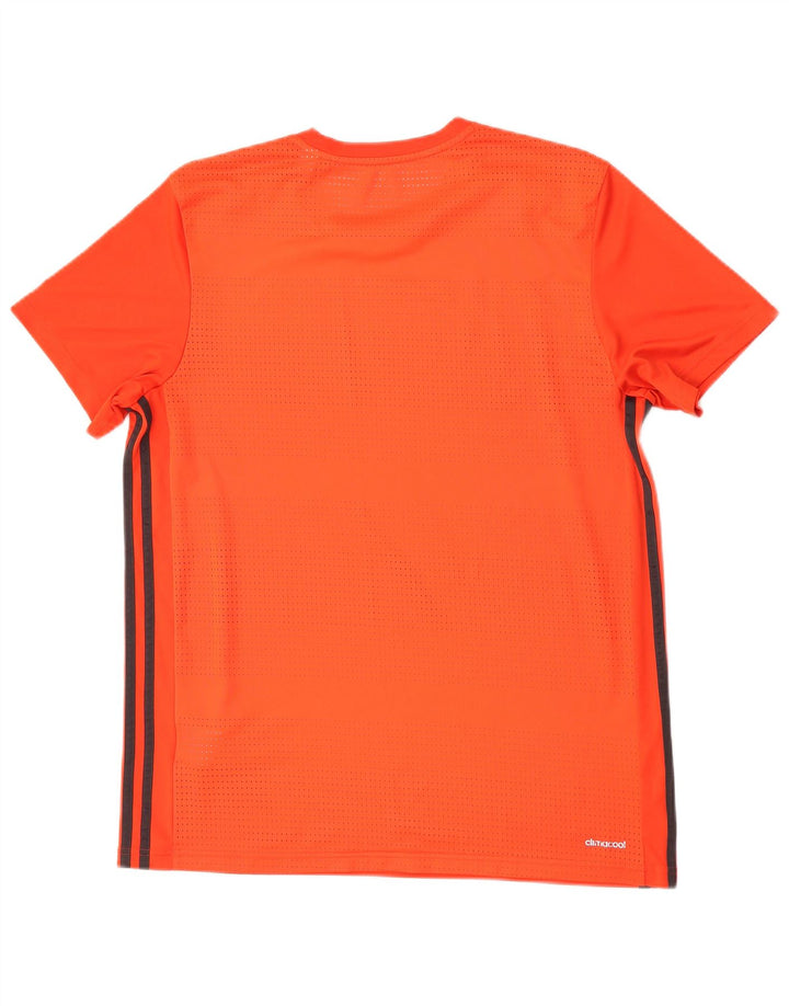 Adidas Hommes Climacool T-Shirt Haut Large Orange Polyester