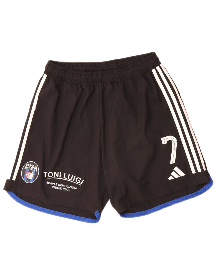 Adidas Short de sport Aeroready Graphic pour homme, grand, noir, polyester