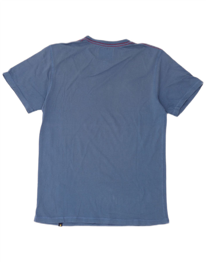 Joe Browns T-Shirt Graphique Homme Bleu Moyen Coton