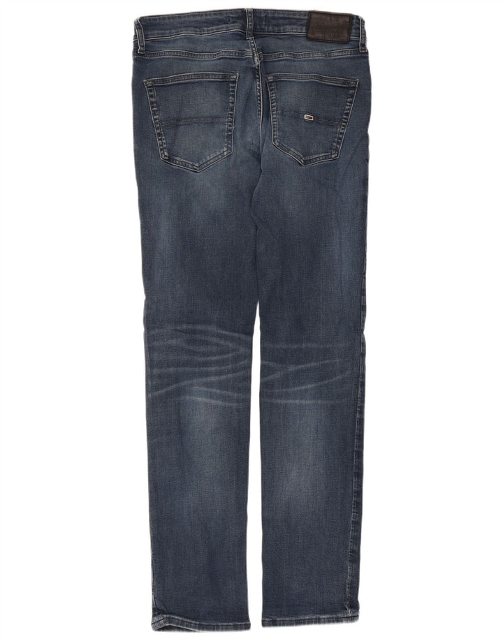 TOMMY HILFIGER Jean Droit Homme W32 L32 Bleu Coton