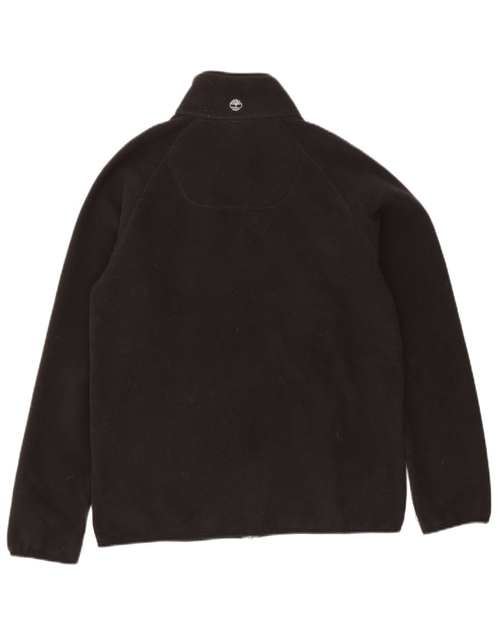 TIMBERLAND Veste polaire surdimensionnée pour femme UK 10 Small Noir
