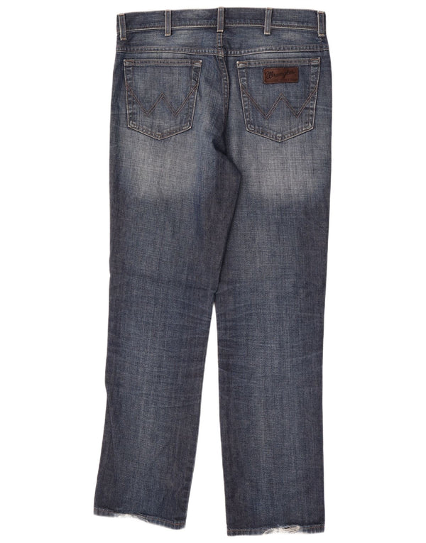 Wrangler Jean Droit Texas Homme W36 L34 Bleu Coton