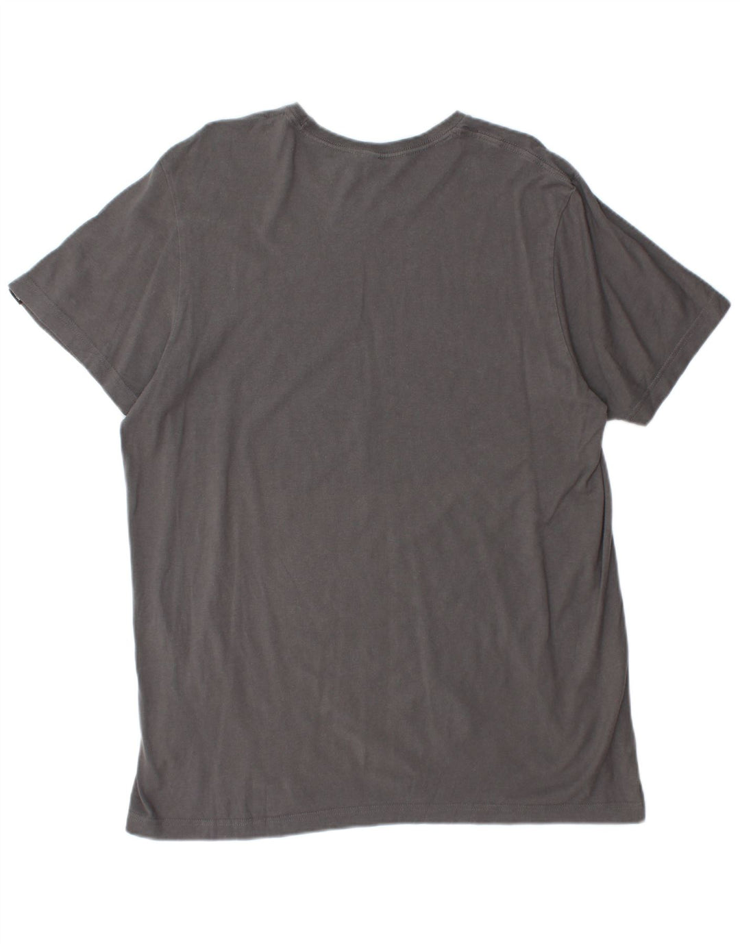 Adidas T-Shirt Graphique à Trois Rayures Homme Gris Moyen Coton