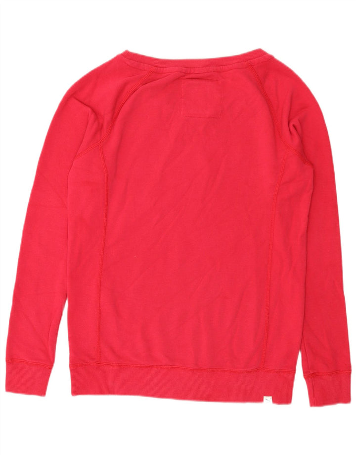 Puma Sweat-shirt graphique pour femme UK 12 Rose moyen Coton