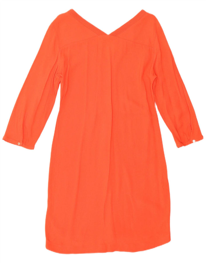 Massimo Dutti Robe fourreau à manches 3/4 pour femme UK 8 Small Orange