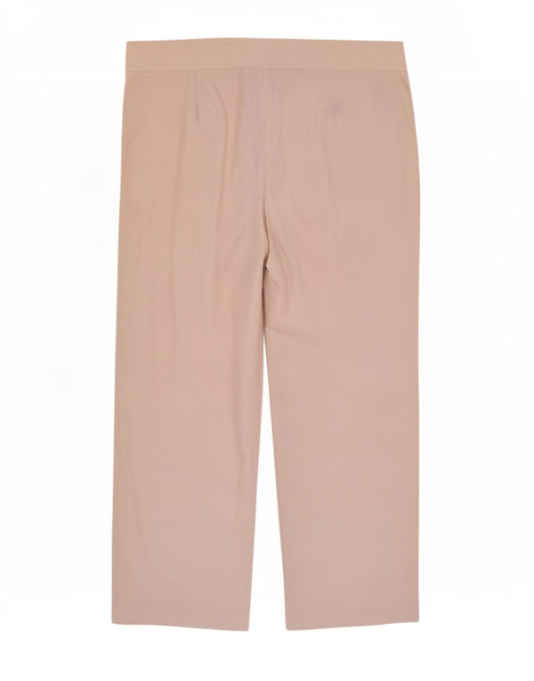 Marks & Spencer Pantalon décontracté coupe ample pour femme UK 22 3XL W42 L31 Blanc