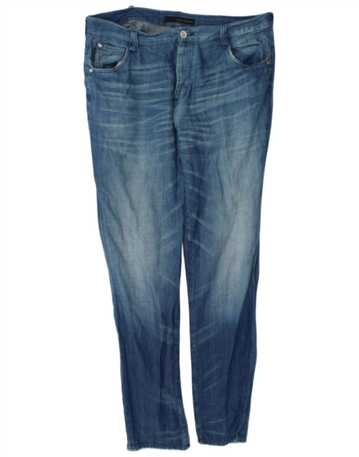 Calvin Klein Jean Slim Regular Homme W38 L34 Bleu