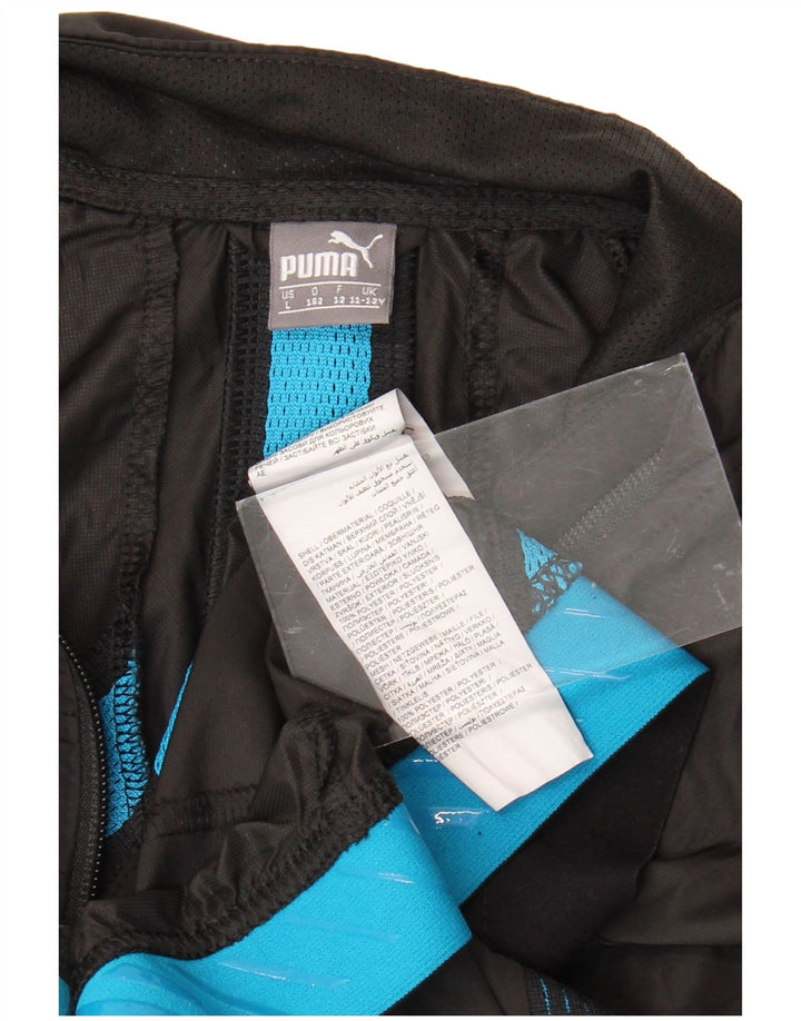 PUMA Veste de Survêtement Garçon 11-12 ans Noir Polyester