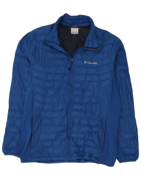 Columbia Veste matelassée pour homme UK 40 Large Bleu Nylon