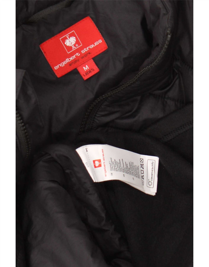 Engelbert Strauss Veste rembourrée pour femme UK 14 Medium Black Colourblock