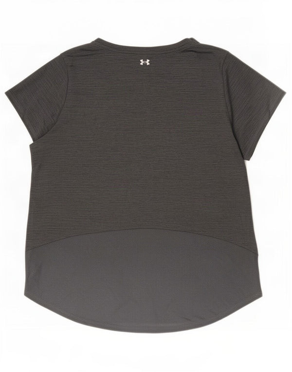 Under Armour T-Shirt Femme UK 18 XL Gris Moucheté