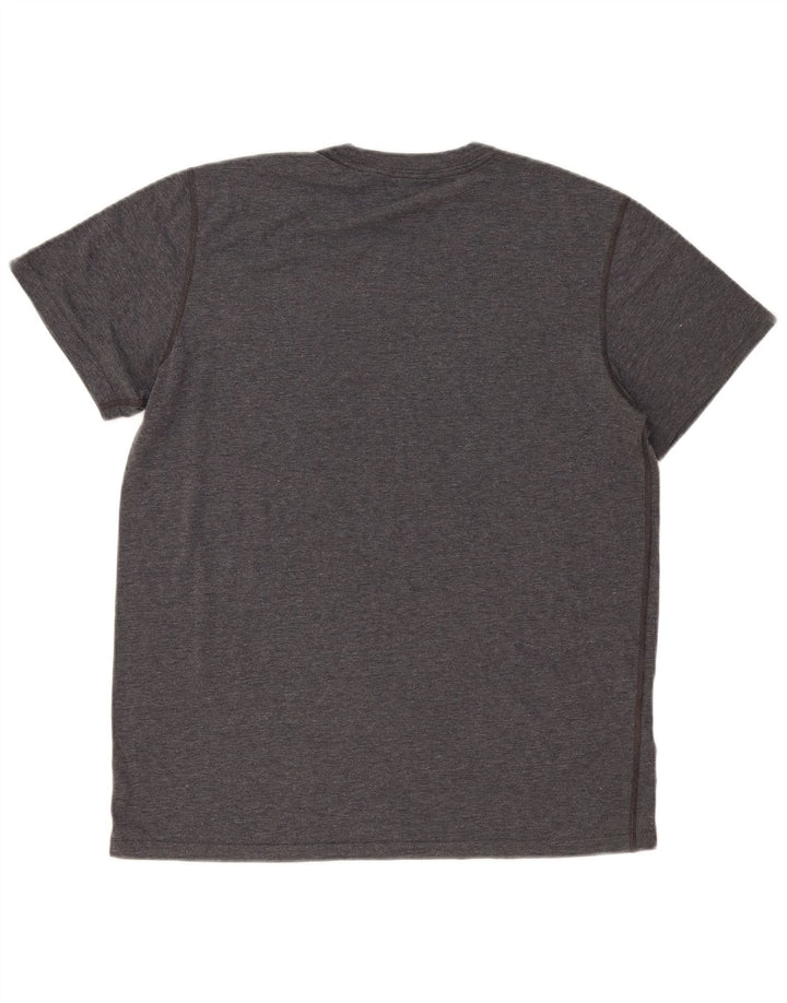 Adidas T-Shirt Homme Haut Large Gris Moucheté