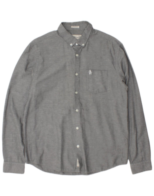 Penguin Chemise Slim Fit Homme Gris Coton