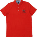 PIERRE CARDIN Mens Polo Shirt Large Red Cotton Vintage Pierre Cardin and Second-Hand Pierre Cardin from Messina Hembry 
