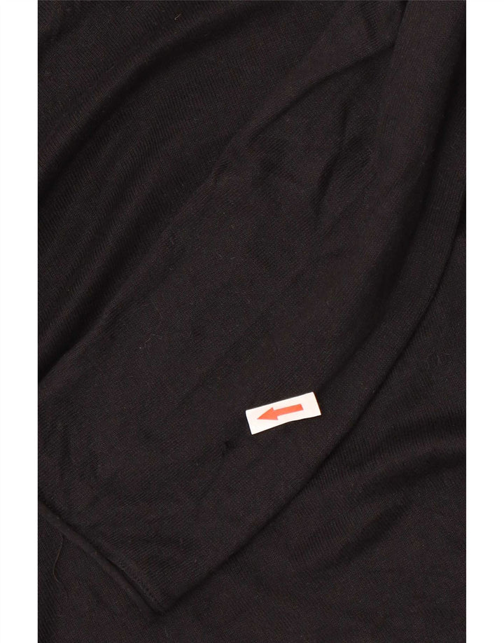 Zara Homme Top Manches Longues Grand Coton Noir
