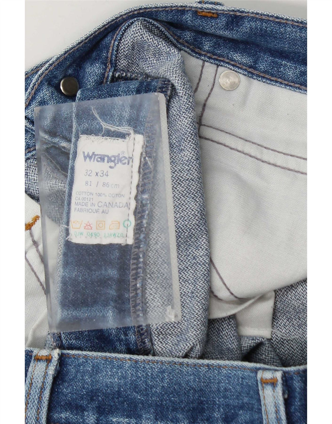 Wrangler Jean droit homme W32 L31 bleu coton