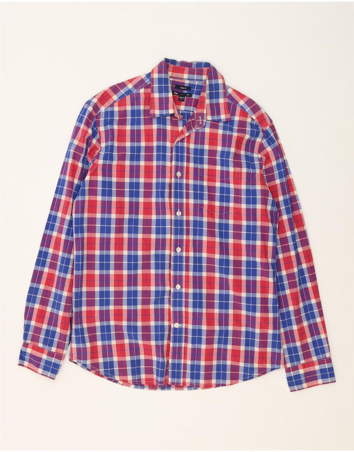 GAP Chemise Coupe Classique Homme Coton à Carreaux Multicolore Moyen