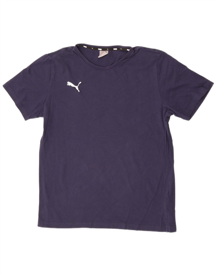 Puma T-Shirt Homme Haut Large Bleu Marine Coton