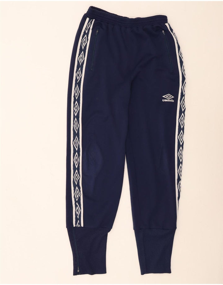 Umbro Pantalon de Survêtement Graphique Homme Joggers Large Bleu Marine Polyester